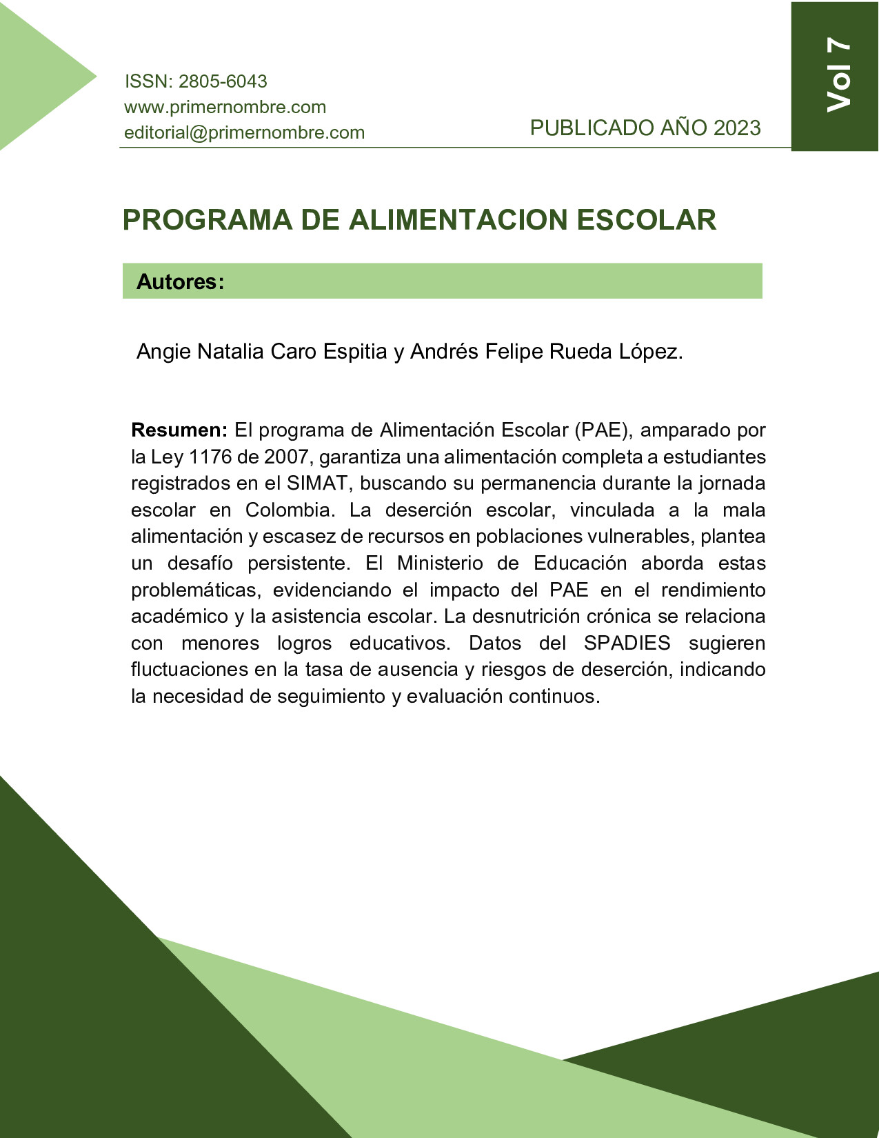 Primera página del PDF