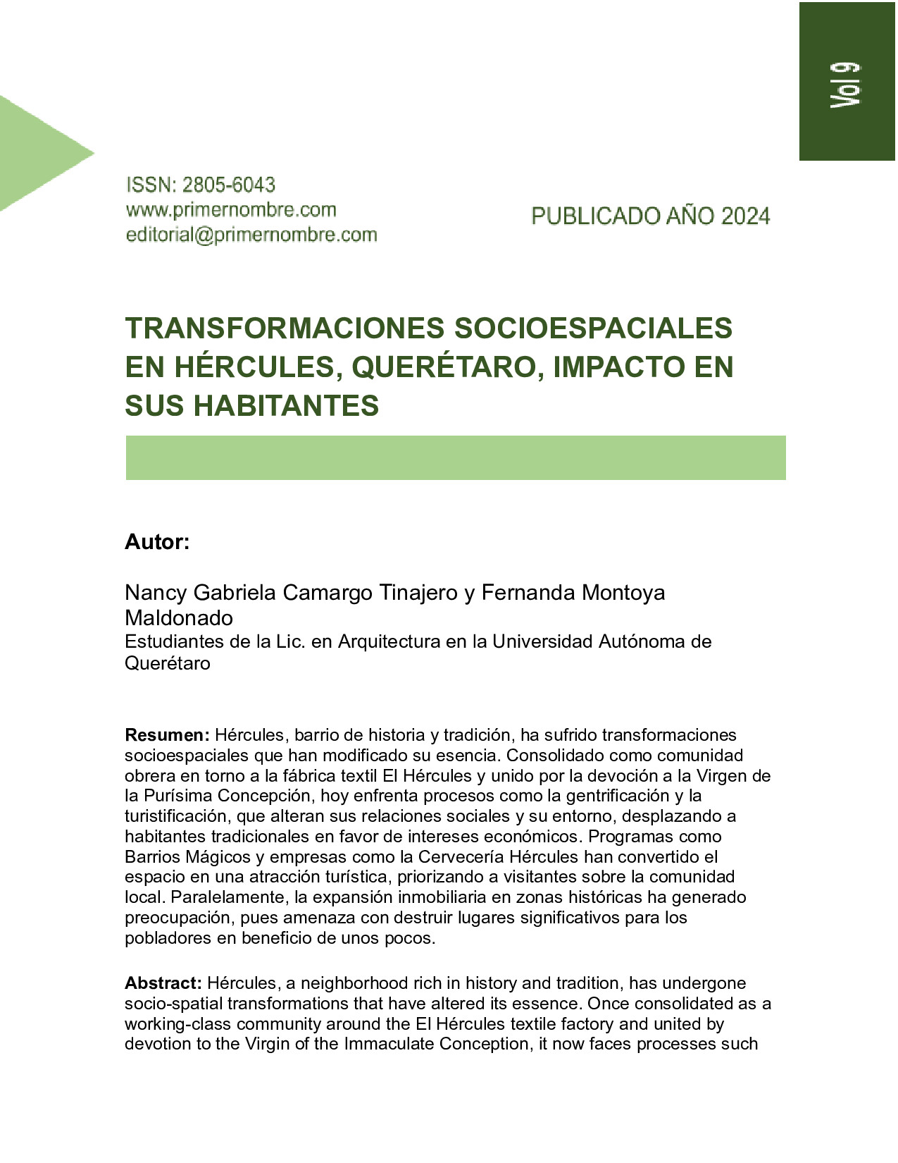 Primera página del PDF